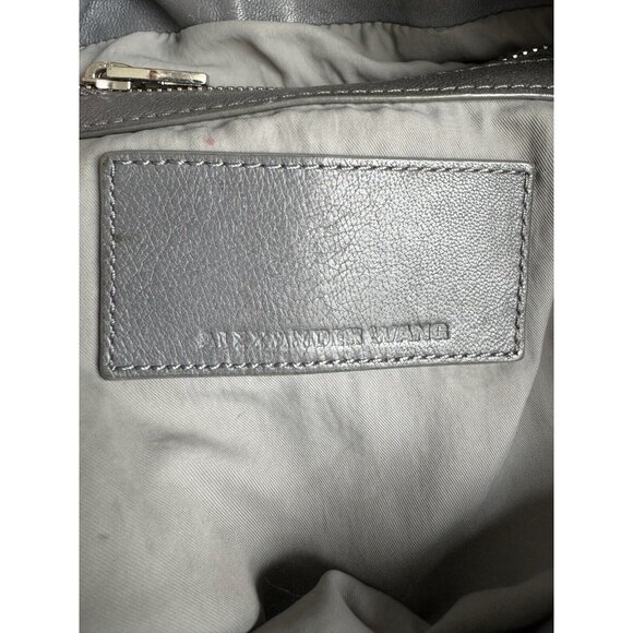 Alexander Wang Marti Grey Leather Backpack Shoulder Bag - Picture 11 of 12
